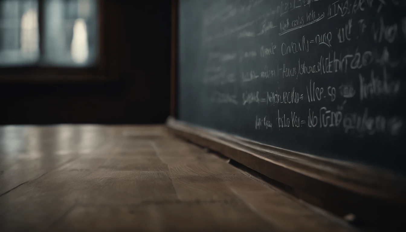a close-up shot of a blackboard with intricate chalk artwork or hand-lettered typography, showcasing the details and textures of the chalk markings