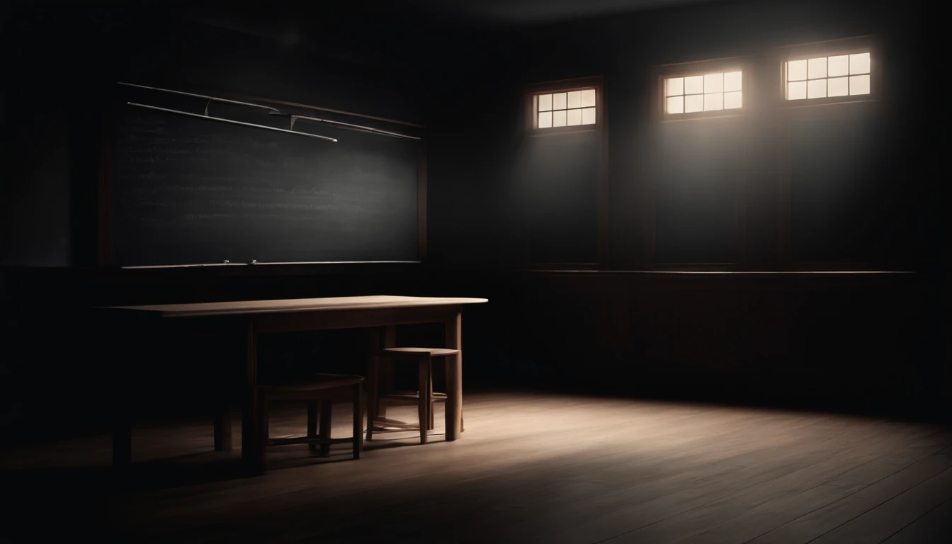 a high-resolution shot of a clean and empty blackboard, with soft lighting that accentuates the smoothness and richness of the black surface