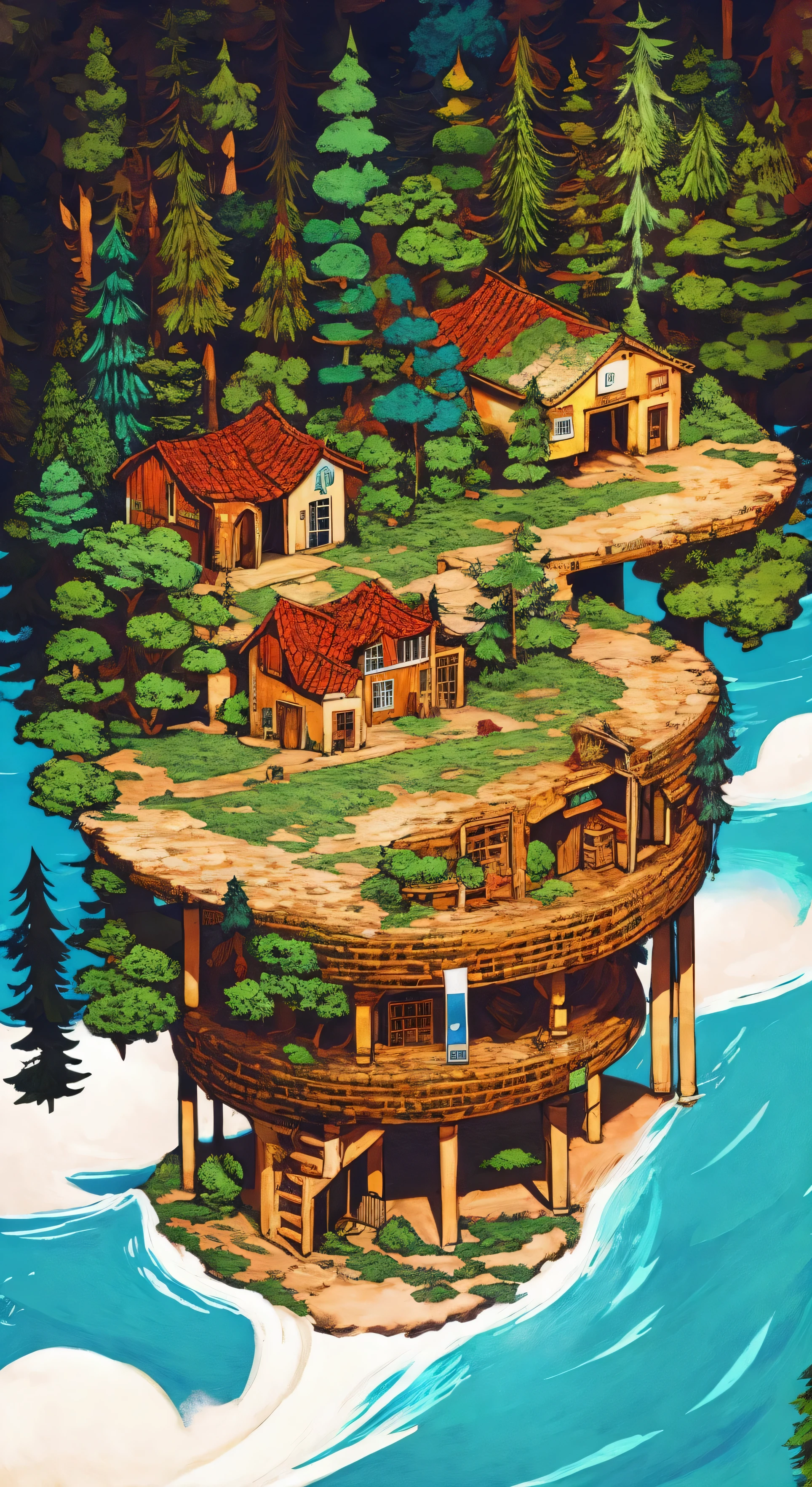 a house in forest