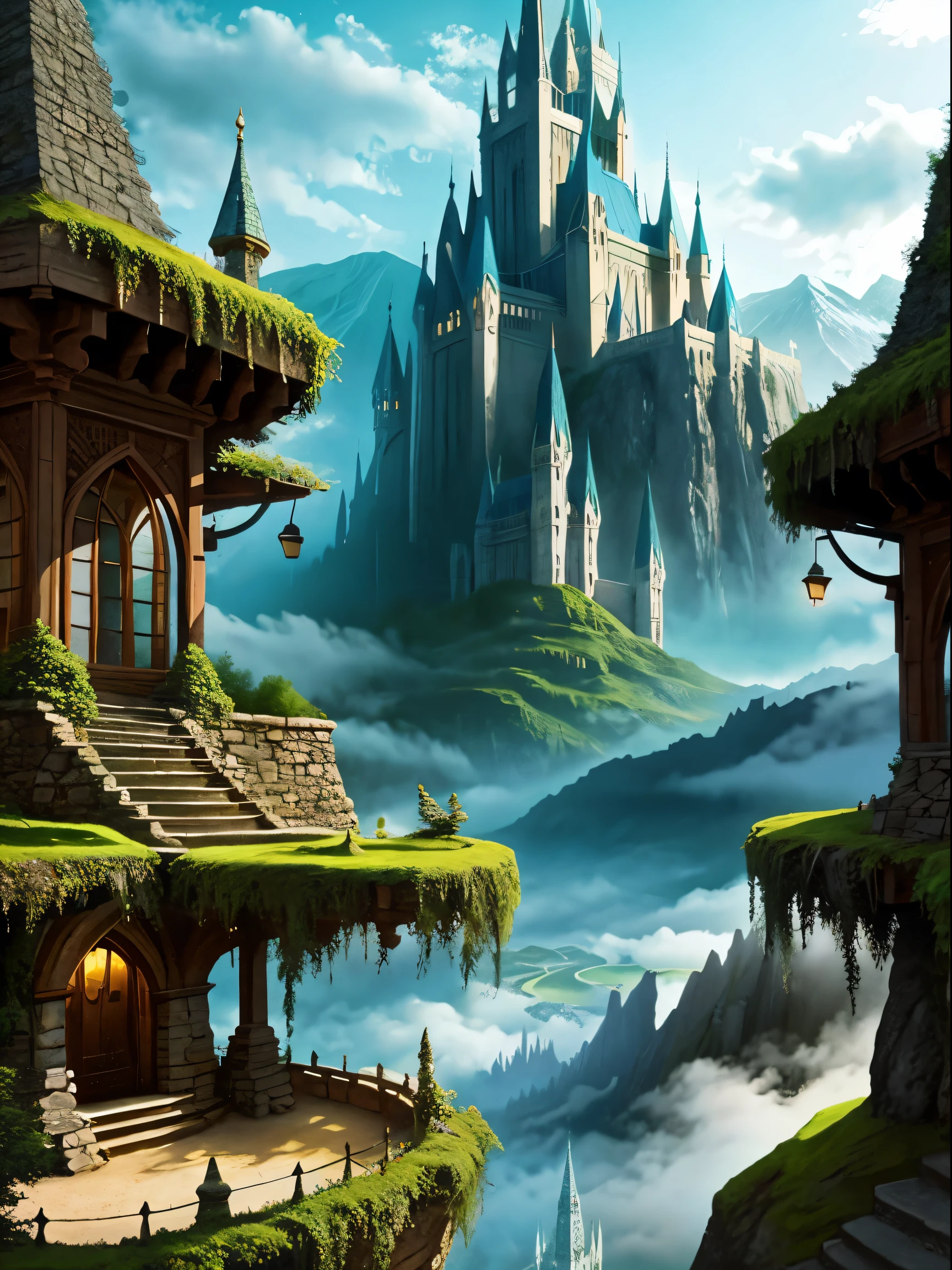 Fantasy Landscapes Elven city