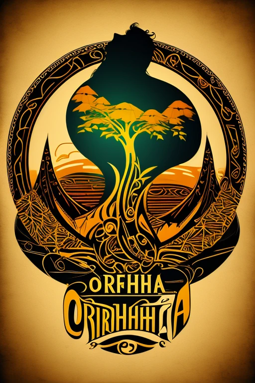 O logotipo ,  orisha, africano,
