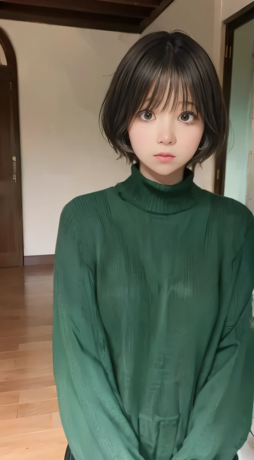 Keyakizaka46、Natsu Suzu Tokichi、Background Green、Bob Hair、The costume is silent majority、quadratic element