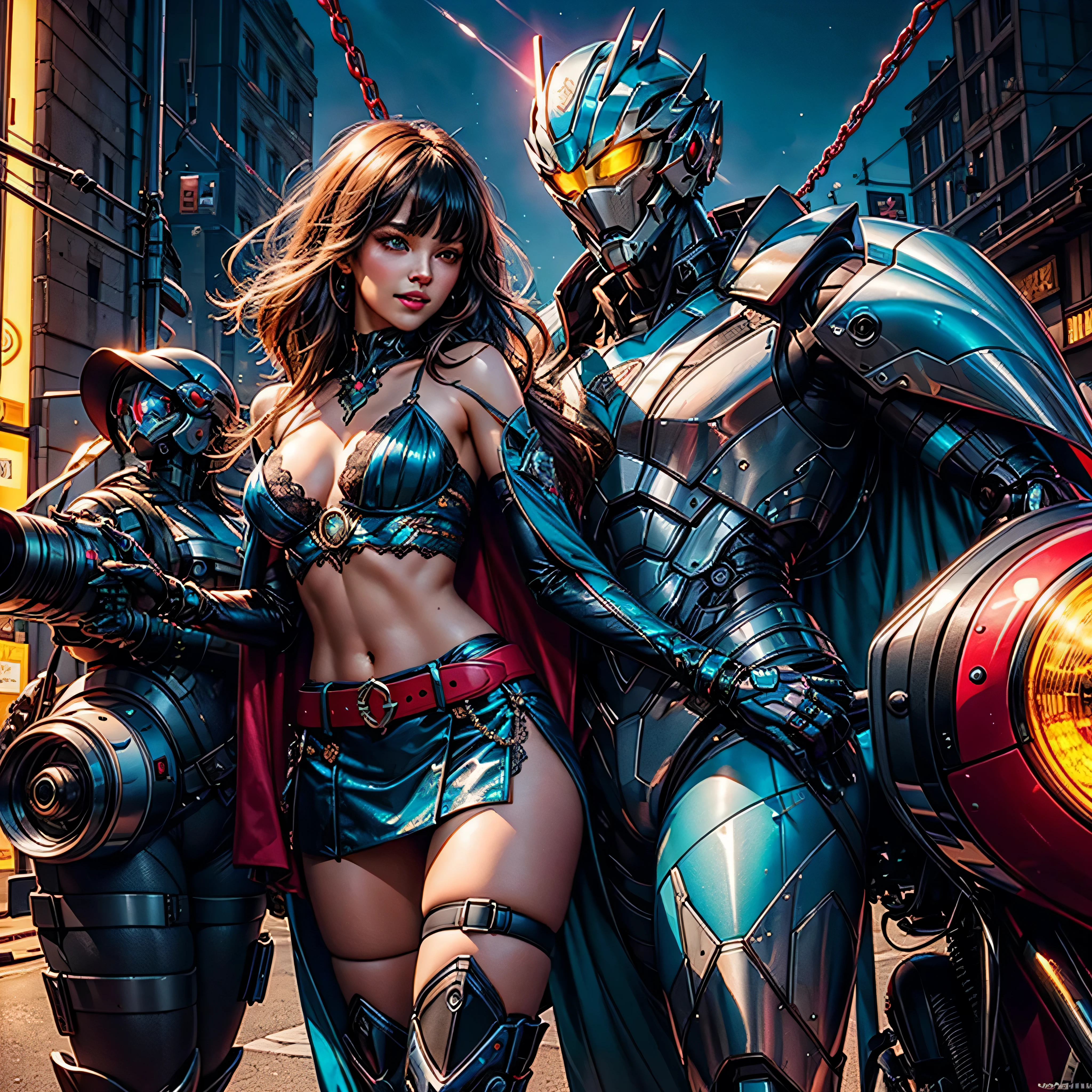 Sunrise evening_glow distant_view Sunset rich_colors colorful wide-angle_lens shooting_evening positive_film naturalistic_style Mecha Urban Mech-Warrior Mecha_Gun Carabinieri Urban equirectangular deep path street Carabinery road Angle-Below Heroe_suit mecha Fashion Girl outfits motorcycle UnrealEngine5 Masterpiece optimal bright_color dappled_sunLight meticulously intricate ultra_high-details ultra_high-res pro-Photorealistic ultra_high-quality ultra_high-def UHD XT3 DSLR HDR Divine cybernetic female synthetic Armored cyborgs "full-body prosthesis" strange augmented cybernetic gold frame sundrop backlight war "Heavy Metal" battle Will-o'-the-wisp cyberpunk Goddess dazzling walk Cosplay cowgirl Pilots star Fancy Symmetrical ((Athletic gorgeous Afro Diva bangs Dreads extatiques Tanmed black_Skin sensual Effects Cheekbones Embarrassed reddener ultra beautiful (Bright epic eyes, Bright epic eyes) lazulis turquoises saphirs mouth open tongue teeth obvious smile howling Floating Jacket Cape onyx Shoulders-Off Shirt Lace Clavicles White Papillotes reveal embroidered tiny breasts satin corsait red thick leathers felt skirts matching ample swinging spinels navel waist padlock silver agate reveal heart diamond belt pubis bristles scarlet pubis-hairy indigo silk snap garters thighs legs boots)) extreme improved Octane-rendered opengl-shaders glsl-shader romm rgb pbr shading 3DCG fxaa global illumination cgi vfx sfx fkaa txaa rtx ssao post-processing post-production cell-shading tone-mapping Ultra_sharpness focus accurate max saturate reflex analogique Vivid DSLR color-coded luminescence volumetric Cinematic_SunLight lightning contrast tin incandescent chrome Cristallines hearth rubis invoque floraison monster blast flash blow lava glowing_color opale straight chrome flat bands Tourmaline plasma fleuraison beholder population Earth transparent perfection zentangle reflection tattoo sex "luis Royo" naked nsfw varied multi etc. --s 1000 --c 20 --q 20 --chaos 100