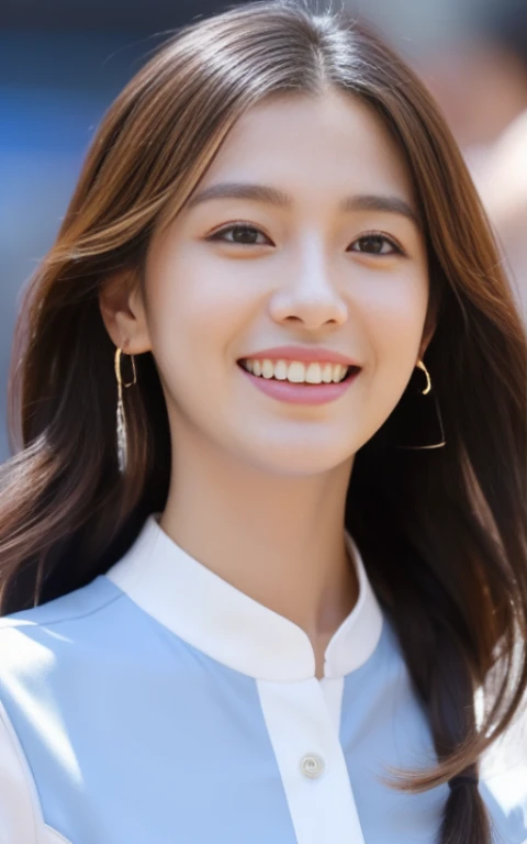 seed number 2671425845、seed number.2671425845 (Best Quality, 8?And then, 32K, masutepiece, nffsw:1.2), (1 slender woman of Japan, 28 year oldの, Tall gravure model), full body Esbian、overall body appearance、dark brown hair, Bright foreground, Professional Lighting, Photon mapping, Radio City, shading:1.3, (high-detailスキン:1.2), Huge breasts:1.5, (Shorts, exposed shoulder:1.1), 脚を開いてしゃがAnd thenいる, ((Provocative Dynamic Poses)), (she is soaking wet), top-down view:1.5, (baseball uniform:1.1, ), hyperdetailed face, Detailed lips, Detailed eyes, Double eyelids, Inside the stadium, Looking Camera, ( Staring at the photographer, lips slightly open) crystal clear skies, Baseball Stadium, The audience gets excited, Confetti flies, Happy smile,、Japanese actress Asami Mizukawa、Transparent beautiful skin、Cool impression with long eyes、speak slowly and carefully、hidden core strength、Black hair suits you、Makeup that is not too flashy、Makeup looks natural too、Beautiful posture、a small face、The nasal muscles are passing through、The corners of the mouth are higher than the width of the head、Less than one third of the vertical width of the face、眉毛と鼻の付け根の境目が深く凹And thenいる、The distance between the left and right eyes is、、、、、、、、、、、、、narrower than the width of one eye、distance between eyes and eyebrows、Narrower than one vertical width of the eye、The outline is、Oval or long type、The shape of the jaw resembles an upside down 、Hairstyles、natural one-len、(masutepiece, top-quality、high-detail:1.4、Very attractive beauty、Add intense highlights to the eyes、Look firmly at the camera:1.4、A beautiful woman full of charm、Ideal ratio body proportions、Perfect Anatomy、Lustrous hair、lipgloss),1girl in, 独奏, Light brown shiny hair, muffler,realisitic, looking at the viewers、Tilt your head slightly、 唇はlipgloss,big eye、Lashes、The face is a little red、Embarrassing)、((Put very strong highlights in your students、gazing at viewer、Very beautiful beauty、Put your ears out、long neck、little smiling、Beautiful teeth、Open your mouth and smile、Heart-shaped pupil))、28 year old、Very cute supermodel、
