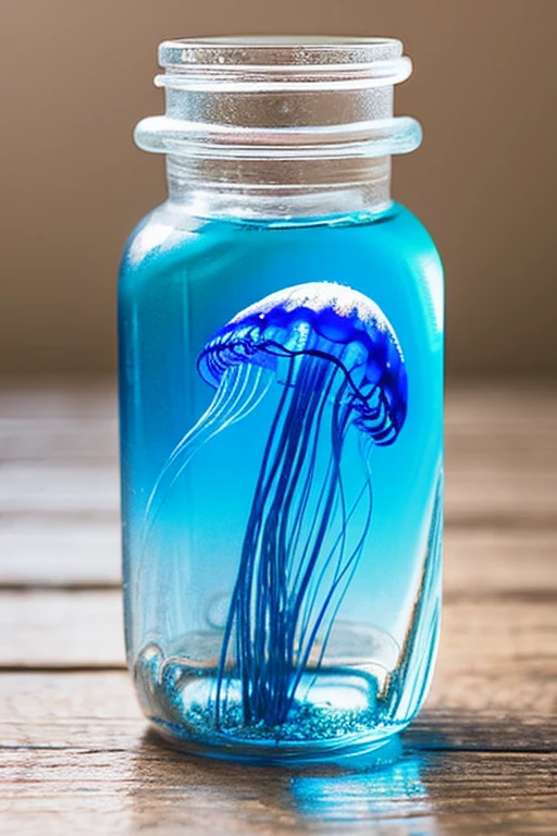 jellyfish in a bottle ren fanciful