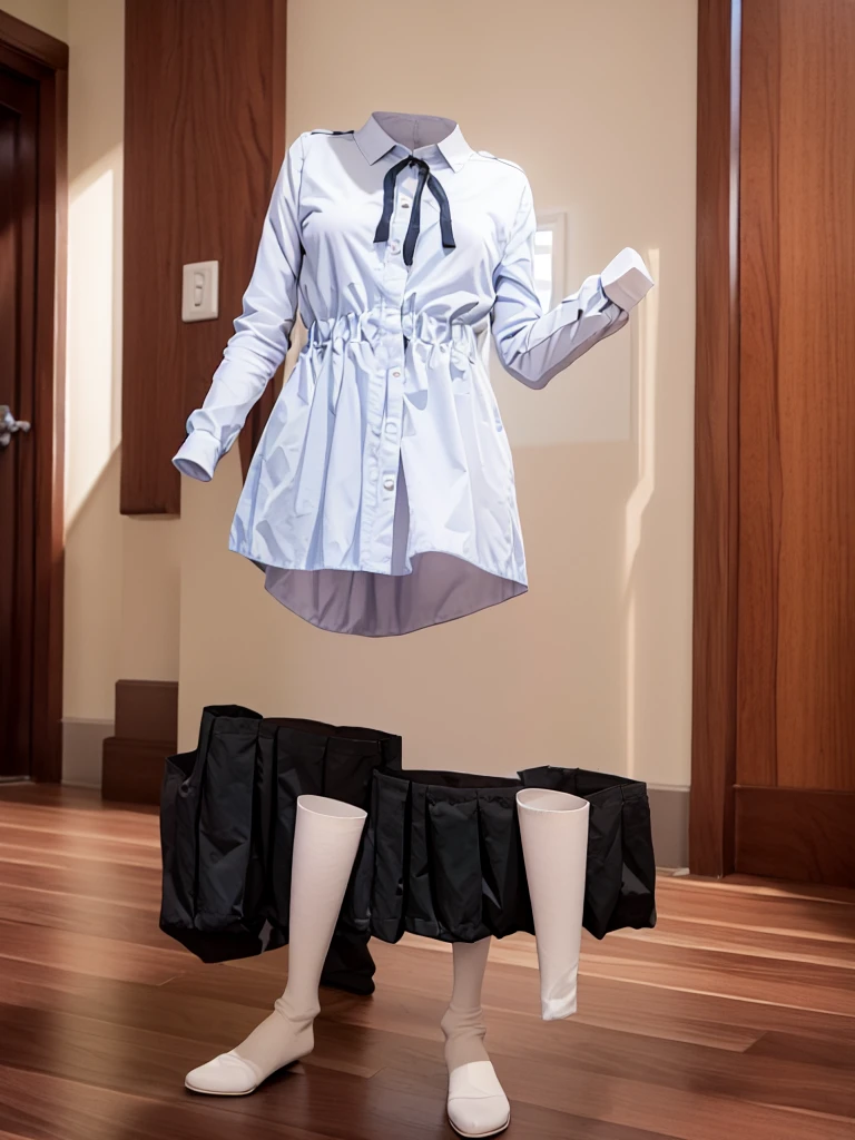 最hightquality、finely detail、extremely delicate and beautiful、16k、hight resolution、hightquality、high detailing、ighly detailed、full body Esbian、femele、fullllbody、Long body、Realistic、realisitic、Live action、hi-school girl、student clothes、The Invisible Man、The skin is transparent