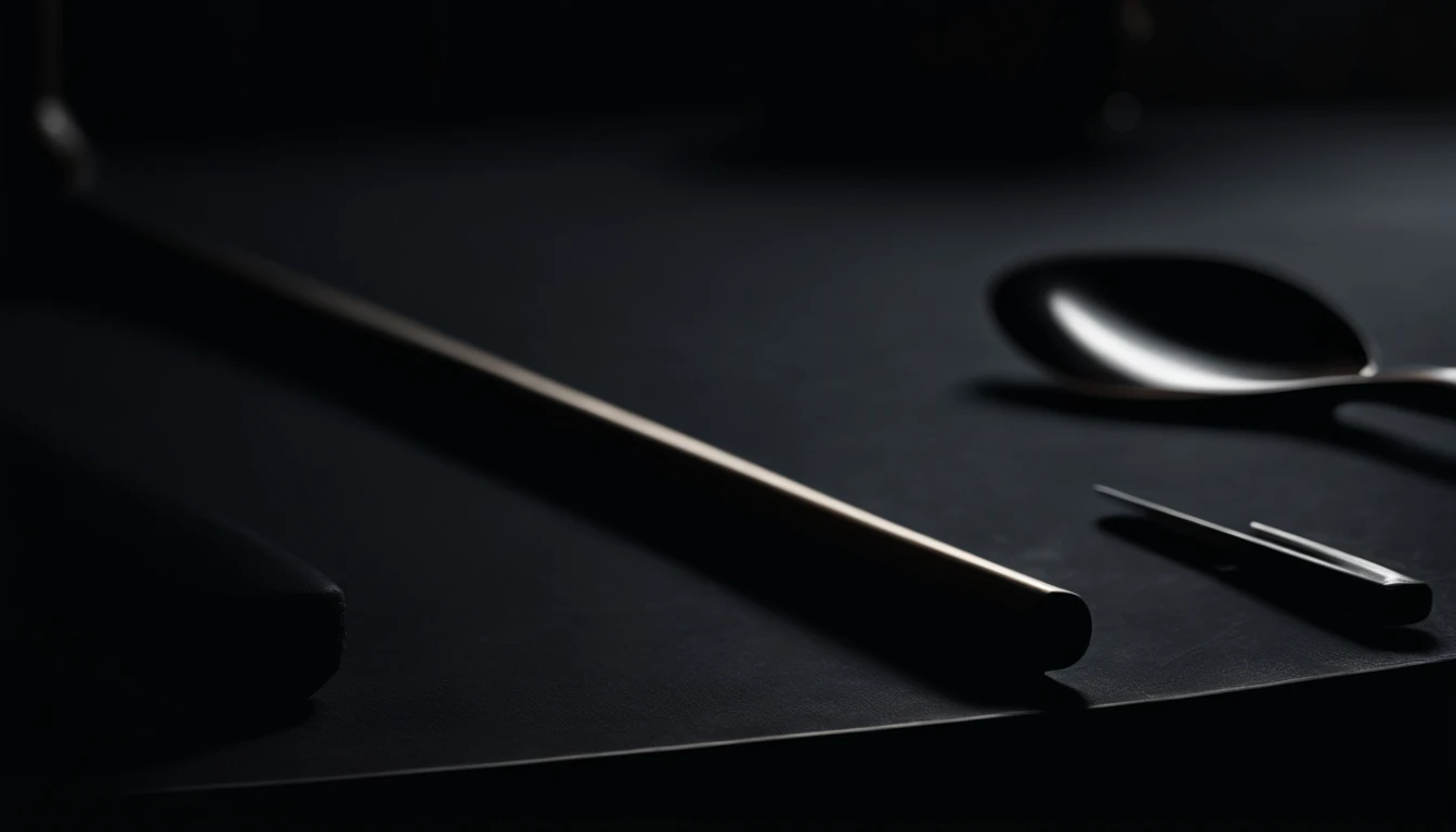 a close-up shot of an empty blackboard, highlighting the smoothness and richness of the black surface with soft lighting that enhances its texture