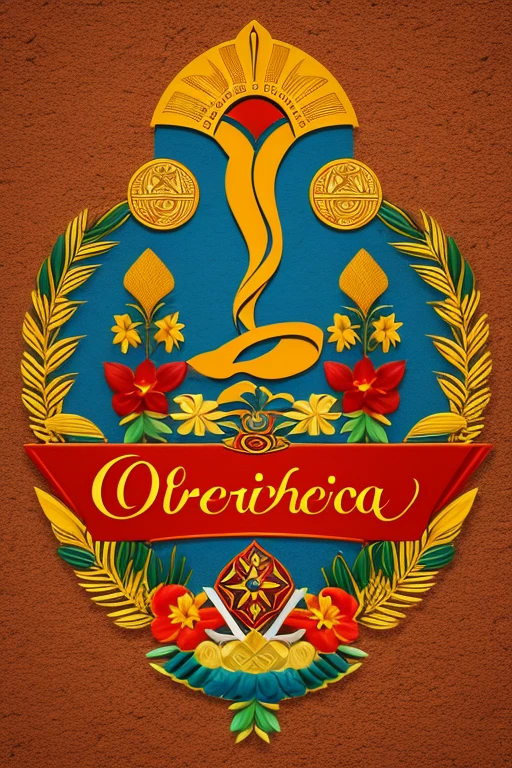 O logotipo , orisha, africano,
 realista 8k,para b imagens de escrito .C & V. With Cape Verde  culture.Adicione mais elementos culturais