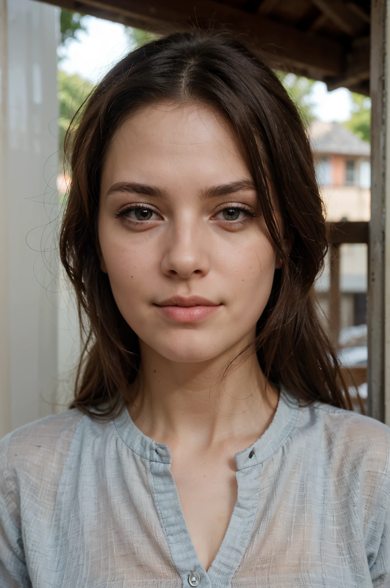 ((best quality)), ((Meisterwerk)), (Detailliert), Perfektes Gesicht, long perfect face, dark long hair, dark brown eyes, charming face, perfect skin