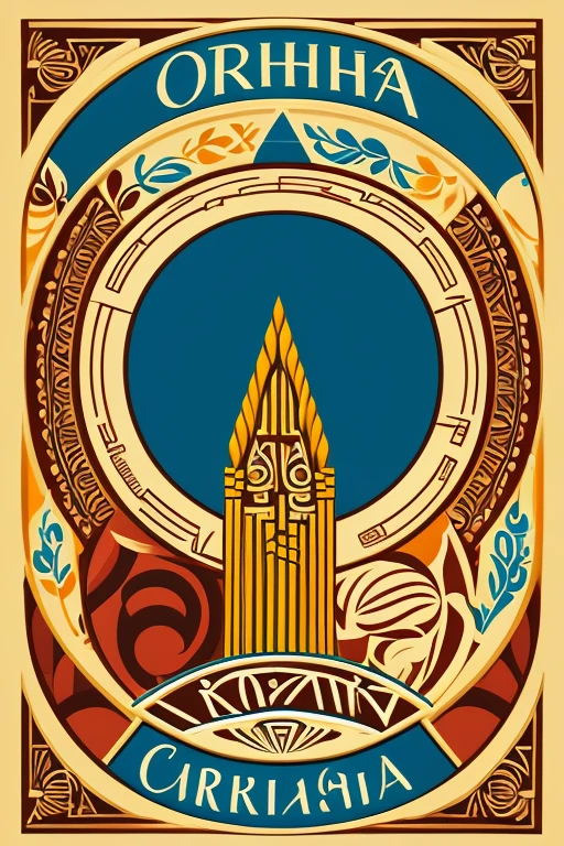 O logotipo , orisha, africano, realista 8kb de escrito .C & V. Cape Verde culture.Adicione mais elementos culturais