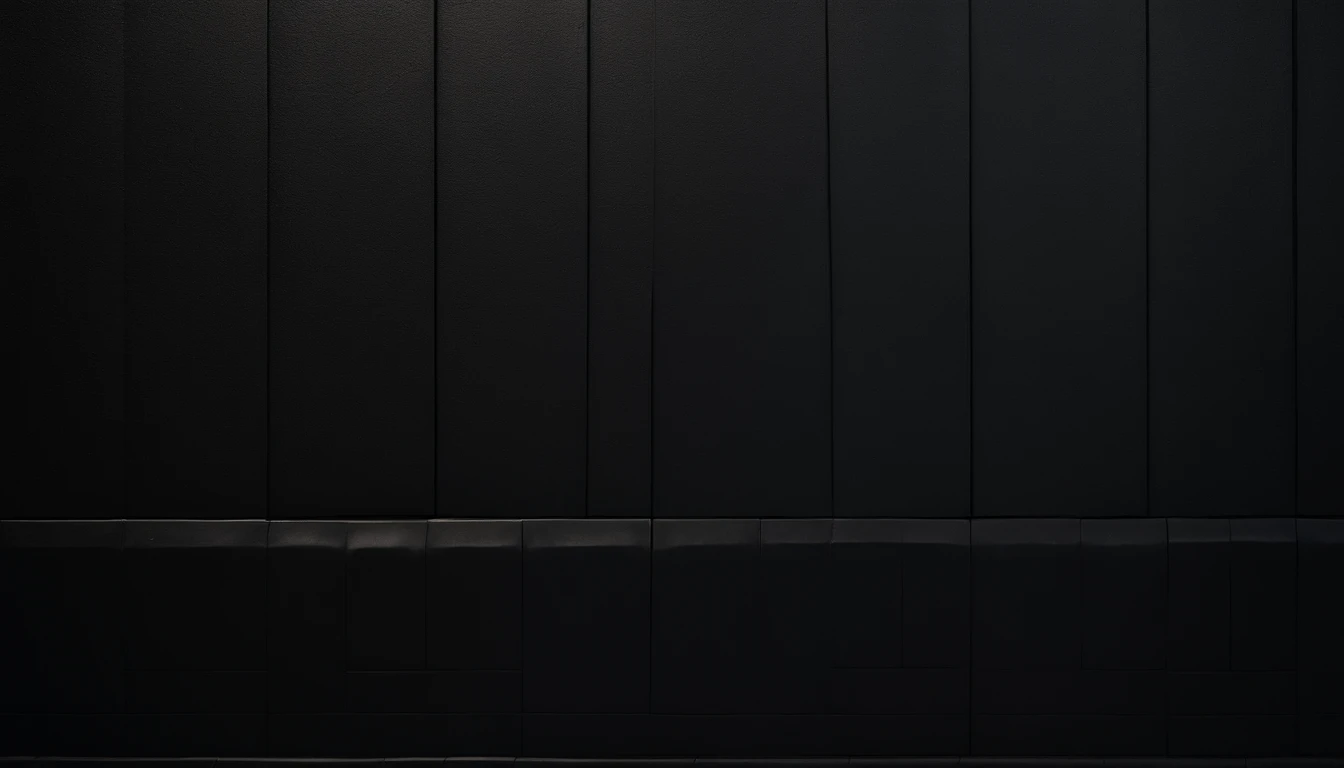 a detailed macro shot of the texture of an empty black wall, focusing on the fine grain and subtle imperfections that give it character and depth