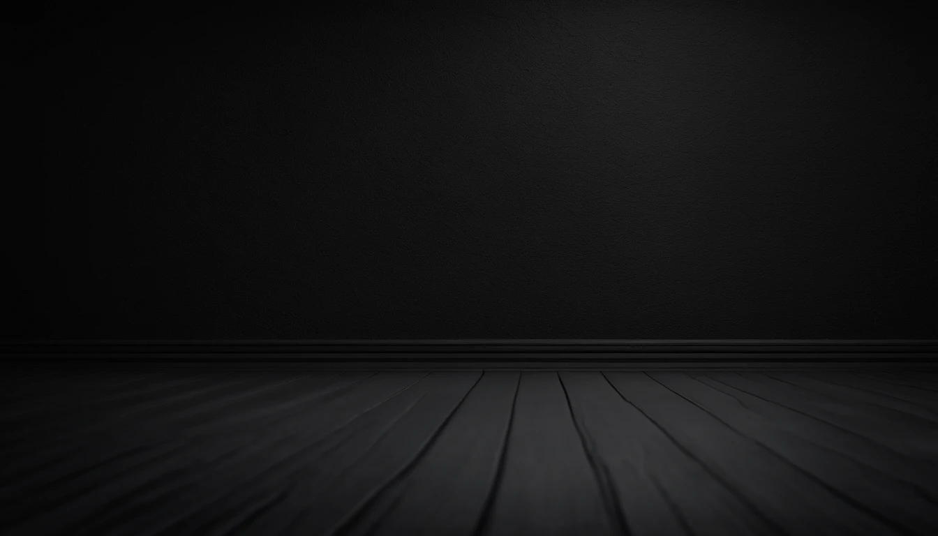 a detailed macro shot of the texture of an empty black wall, focusing on the fine grain and subtle imperfections that give it character and depth