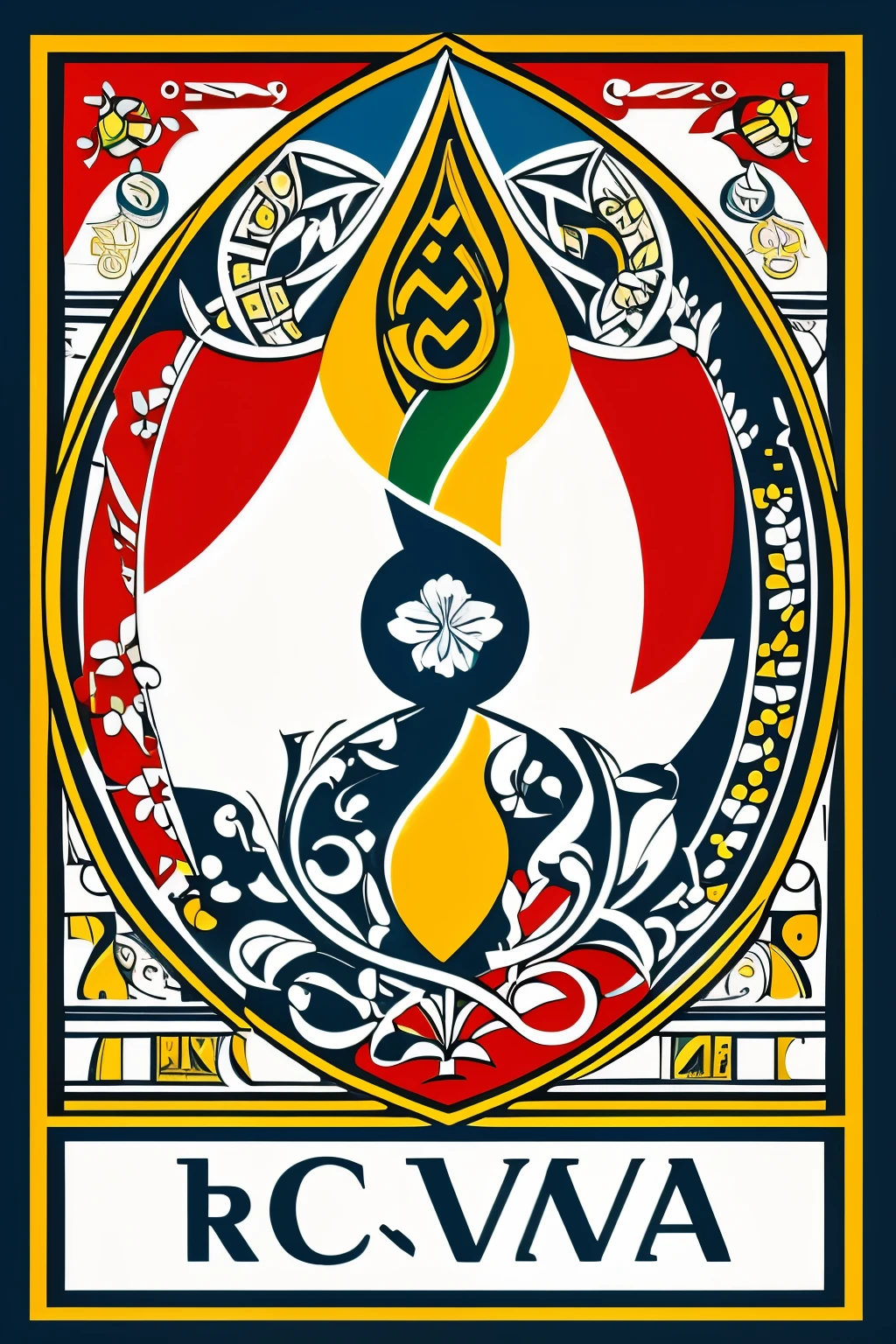 O logotipo ,escrito .C & V africano, realista 8kbb Cape Verde culture.Adicione mais elementos culturais