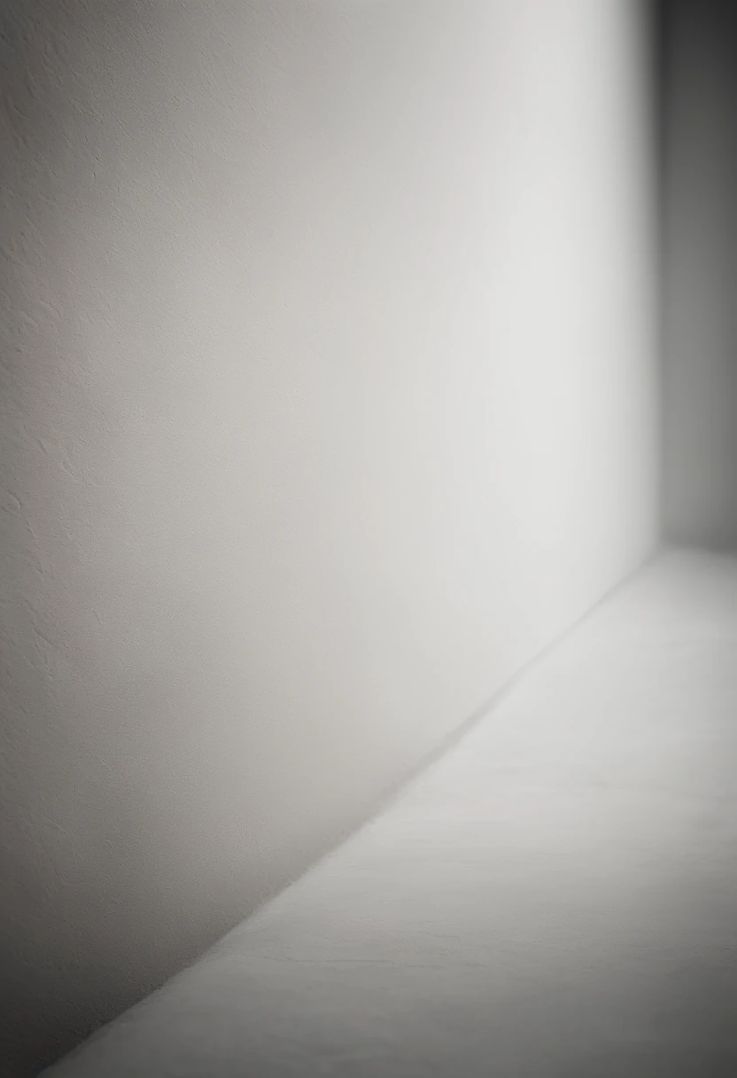 a detailed macro shot of the texture of an empty white wall, focusing on the fine grain and subtle imperfections that give it character and depth