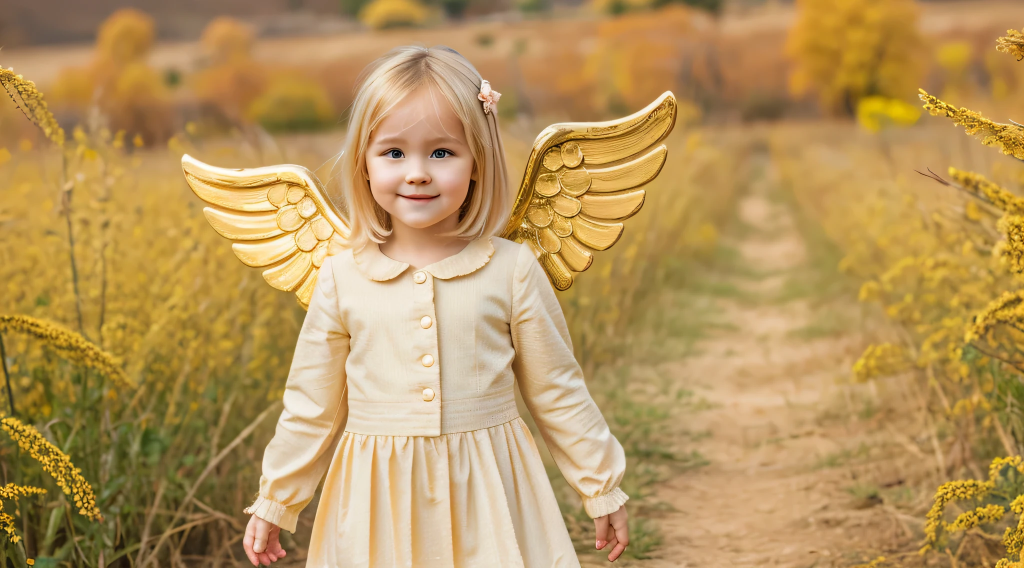 BLONDE CHILDREN GOLDEN ANGEL GIRL.