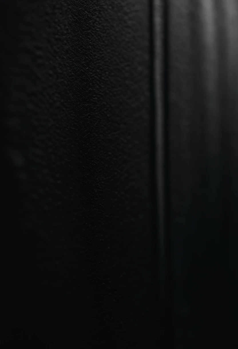 a detailed macro shot of the texture of an empty black wall, focusing on the fine grain and subtle imperfections that give it character and depth