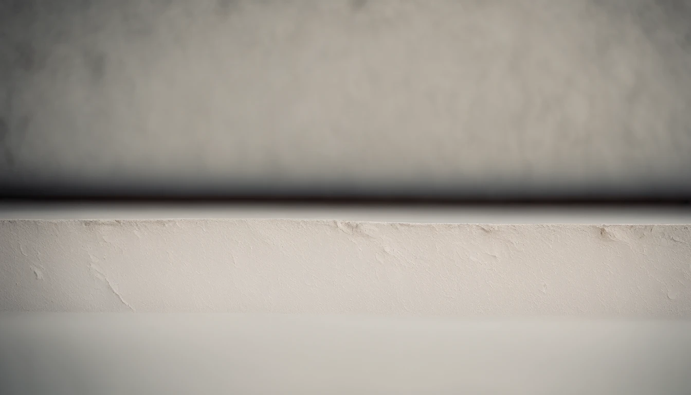 a detailed macro shot of the texture of an empty white wall, focusing on the fine grain and subtle imperfections that give it character and depth