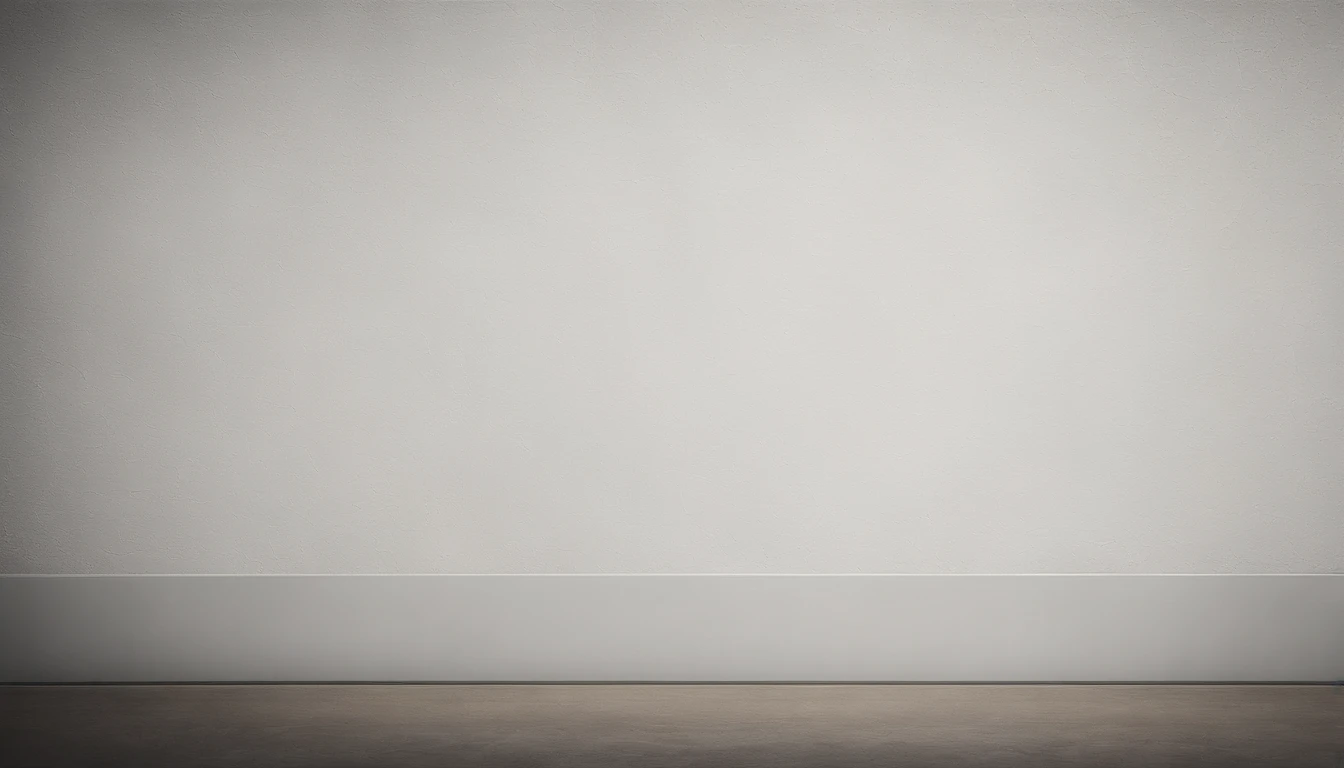 a detailed macro shot of the texture of an empty white wall, focusing on the fine grain and subtle imperfections that give it character and depth