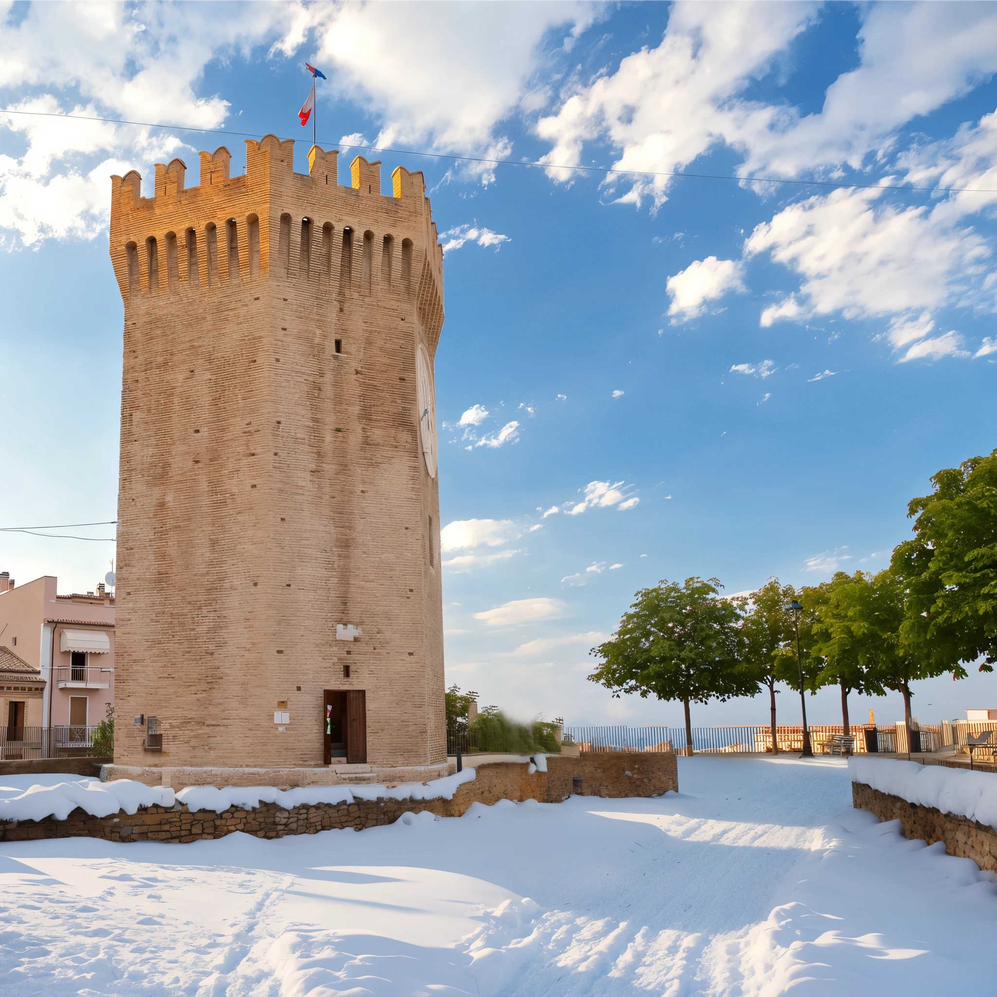 distesa di neve