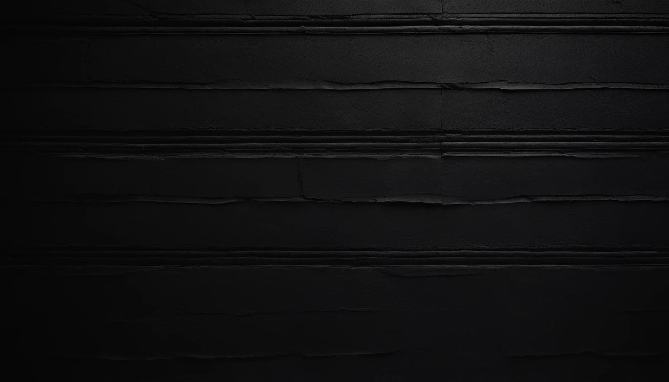 a detailed macro shot of the texture of an empty black wall, focusing on the fine grain and subtle imperfections that give it character and depth