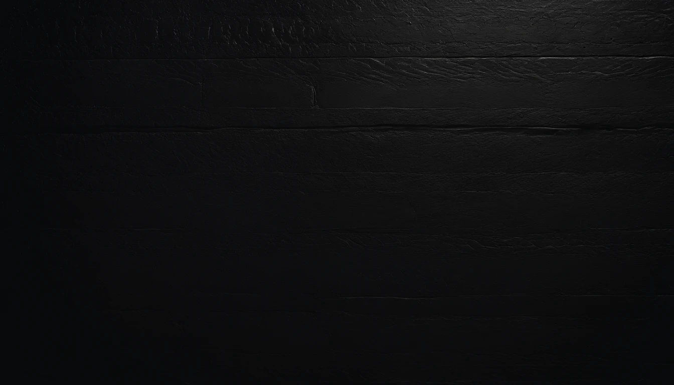 a detailed macro shot of the texture of an empty black wall, focusing on the fine grain and subtle imperfections that give it character and depth