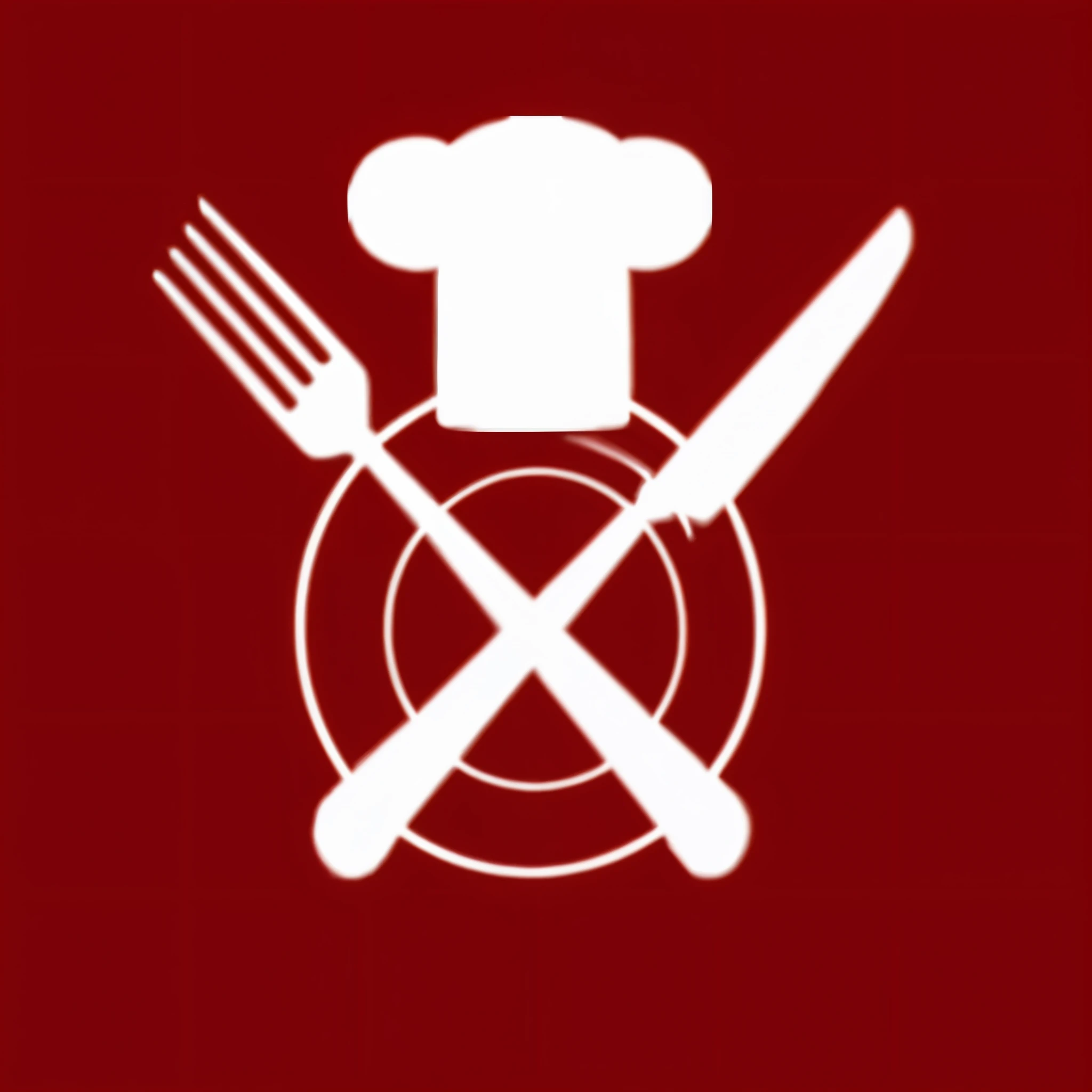 a close up of a fork and knife with a Chef hat on top, Chef de Mesa, melhor chef, cozinha, Restaurante gourmete, Chefs de mesa, imagem do avatar, Garfo carmesim, restaurante, foto de perfil, imagem de perfil, cozinhar, culinary art photography, gourmet cozinharing, receita, fine dining, Chef hat, cozinhared, Revista Gastronomia, estilo gourmet, pronto para comer, gourmet e artesanato