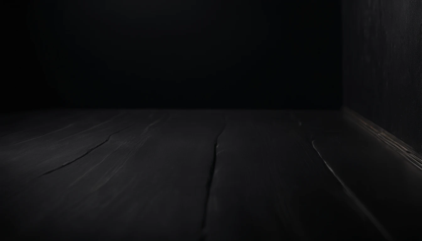 a detailed macro shot of the texture of an empty black wall, focusing on the fine grain and subtle imperfections that give it character and depth