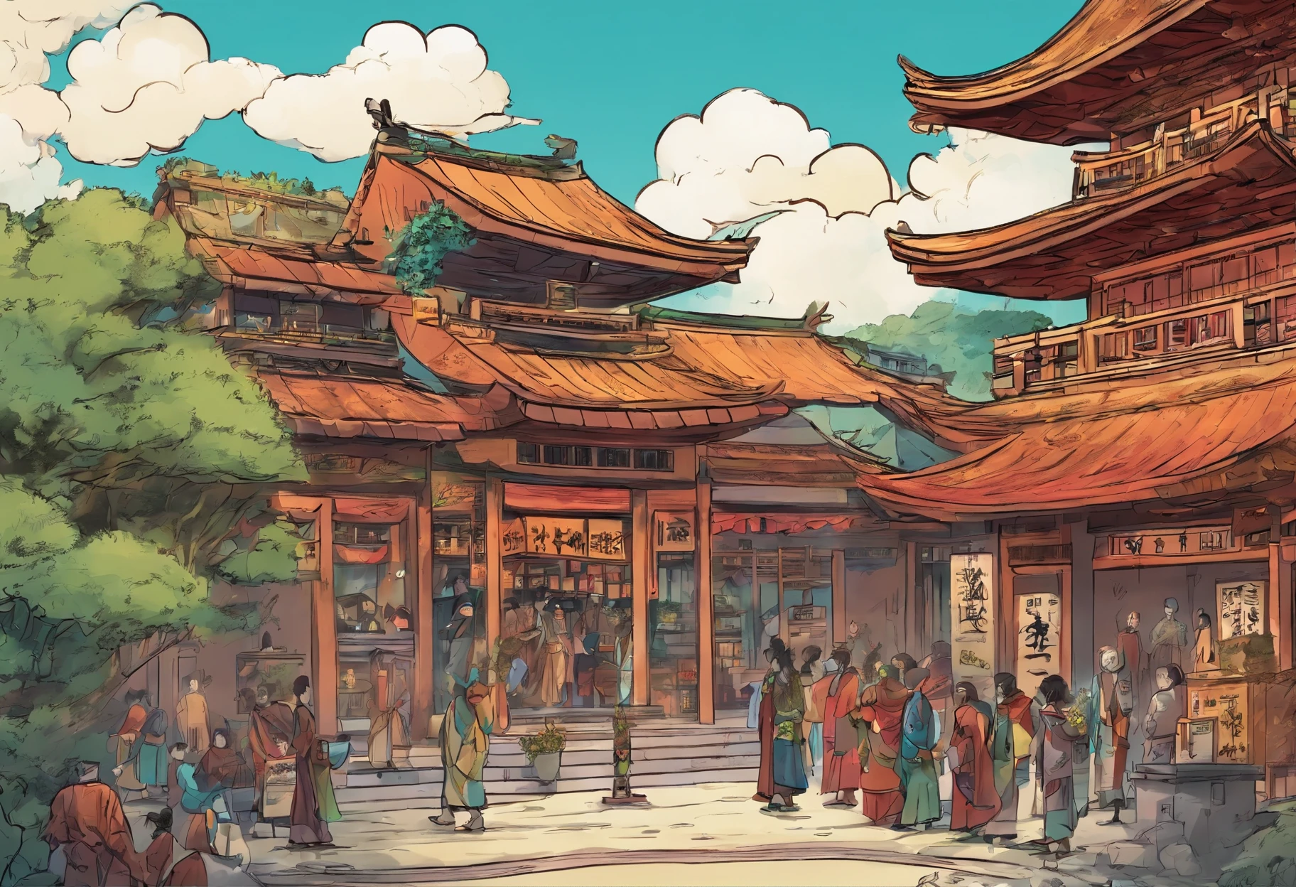 first shrine visit of New Year, (crowded shrine) , zori