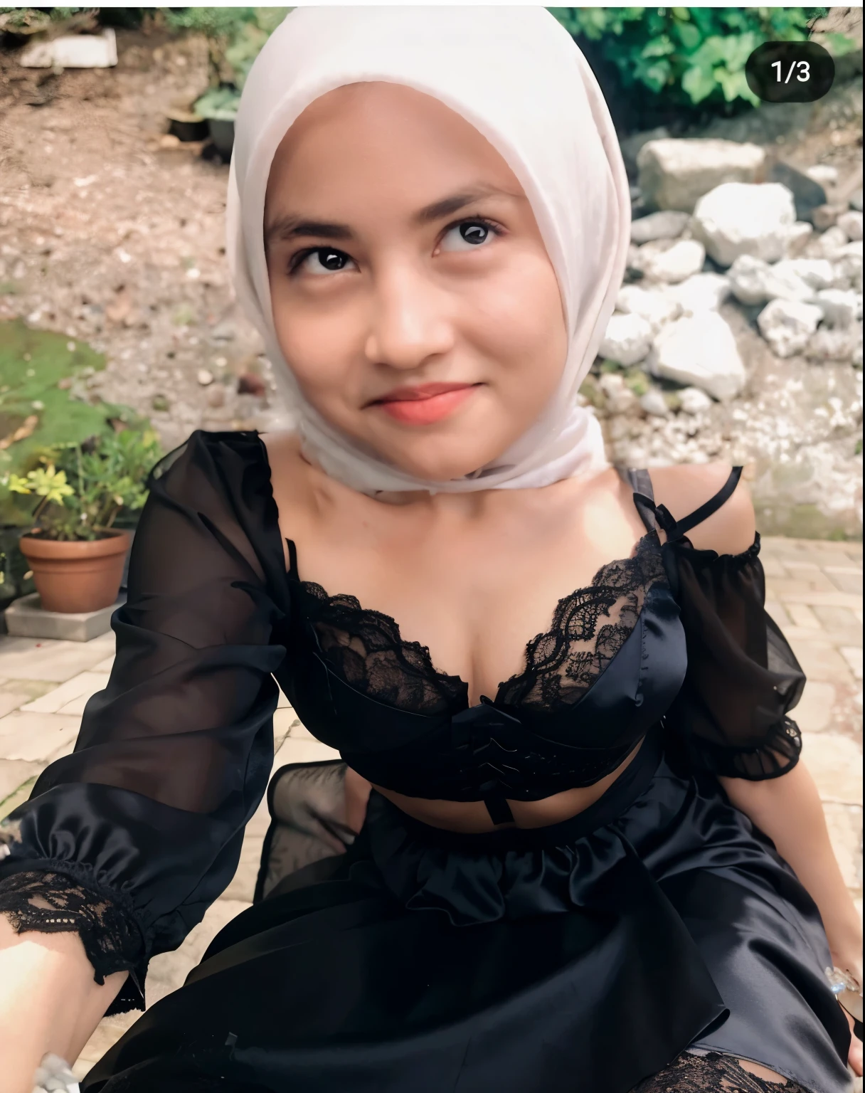 wearing lace satin,sexy
