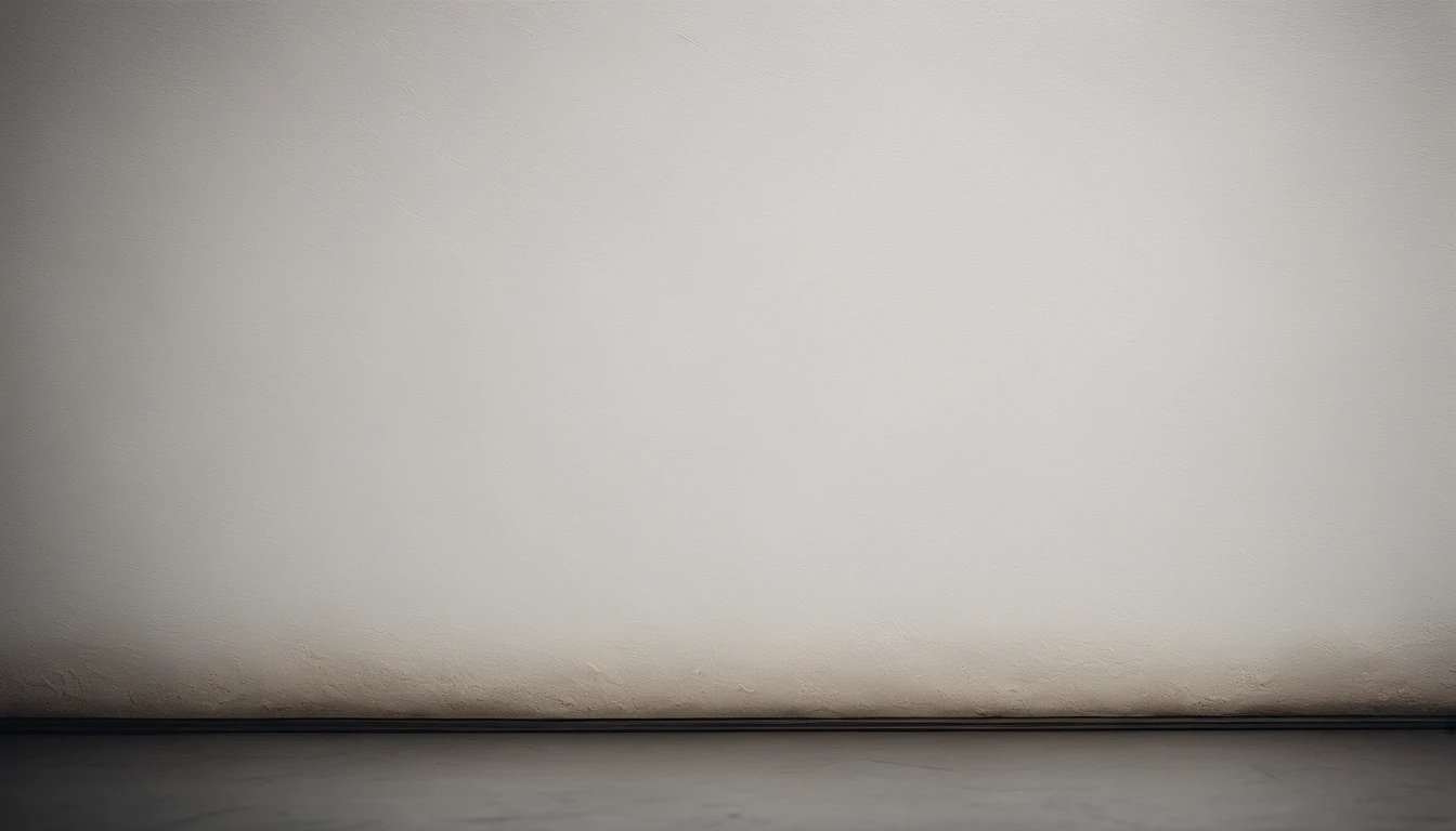 a detailed macro shot of the texture of an empty white wall, focusing on the fine grain and subtle imperfections that give it character and depth