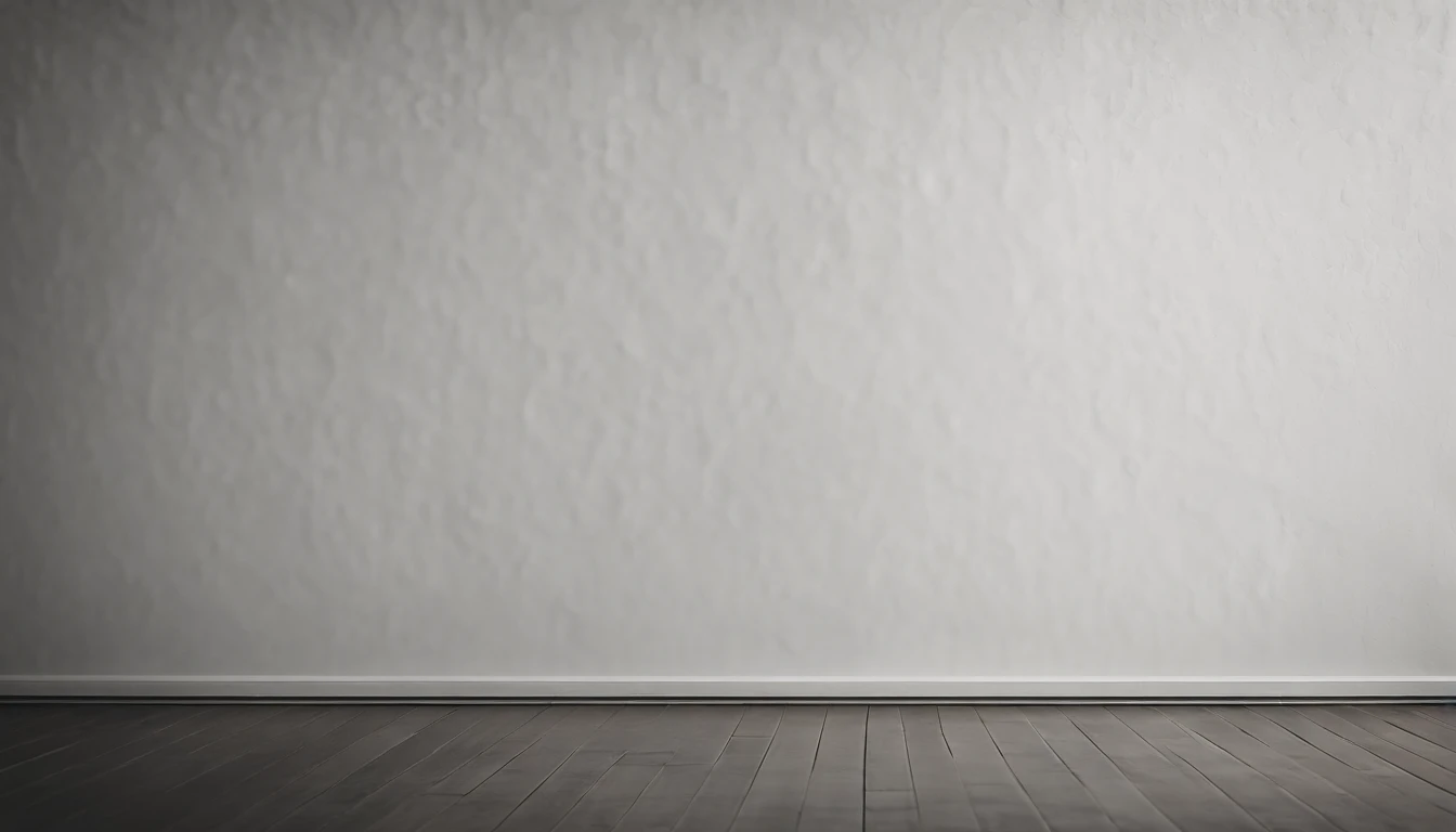 a detailed macro shot of the texture of an empty white wall, focusing on the fine grain and subtle imperfections that give it character and depth