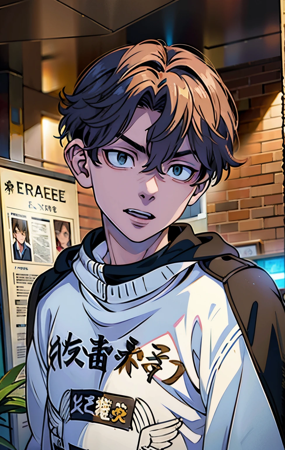 hay un joven con un piercing en la nariz, Toru Furuya, Yuya Nagai, Yusuke Nakano, Fukaya Yuichiro, como personaje de anime, Yosuke Ueno, Kinu Nishimura, Tanaka Suguru, Hiromasa Ogura, Takumi Fujiwara, Shigenori Soejima