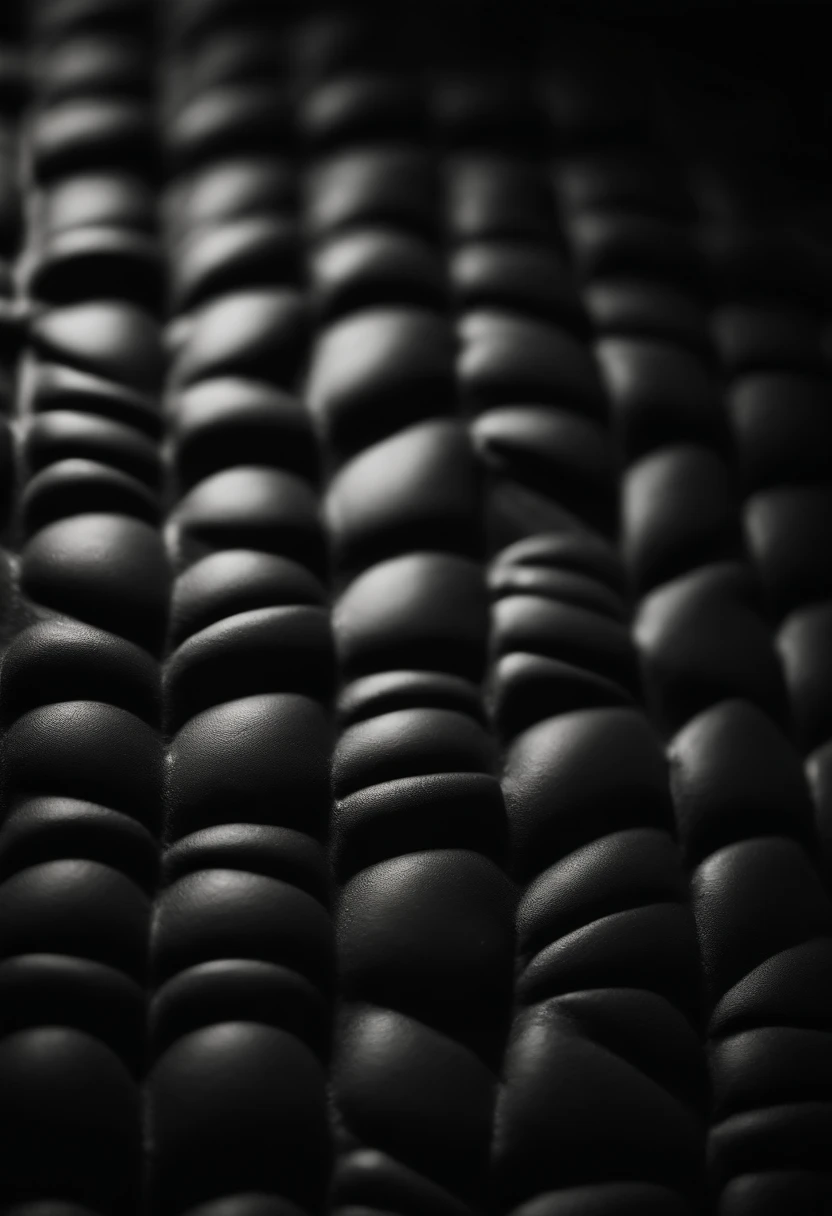 a detailed macro shot of the texture of an empty black wall, focusing on the fine grain and subtle imperfections that give it character and depth