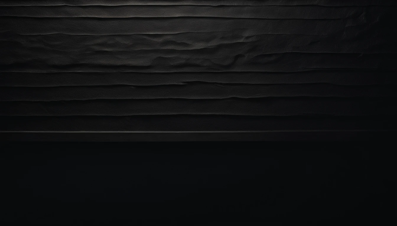 a detailed macro shot of the texture of an empty black wall, focusing on the fine grain and subtle imperfections that give it character and depth
