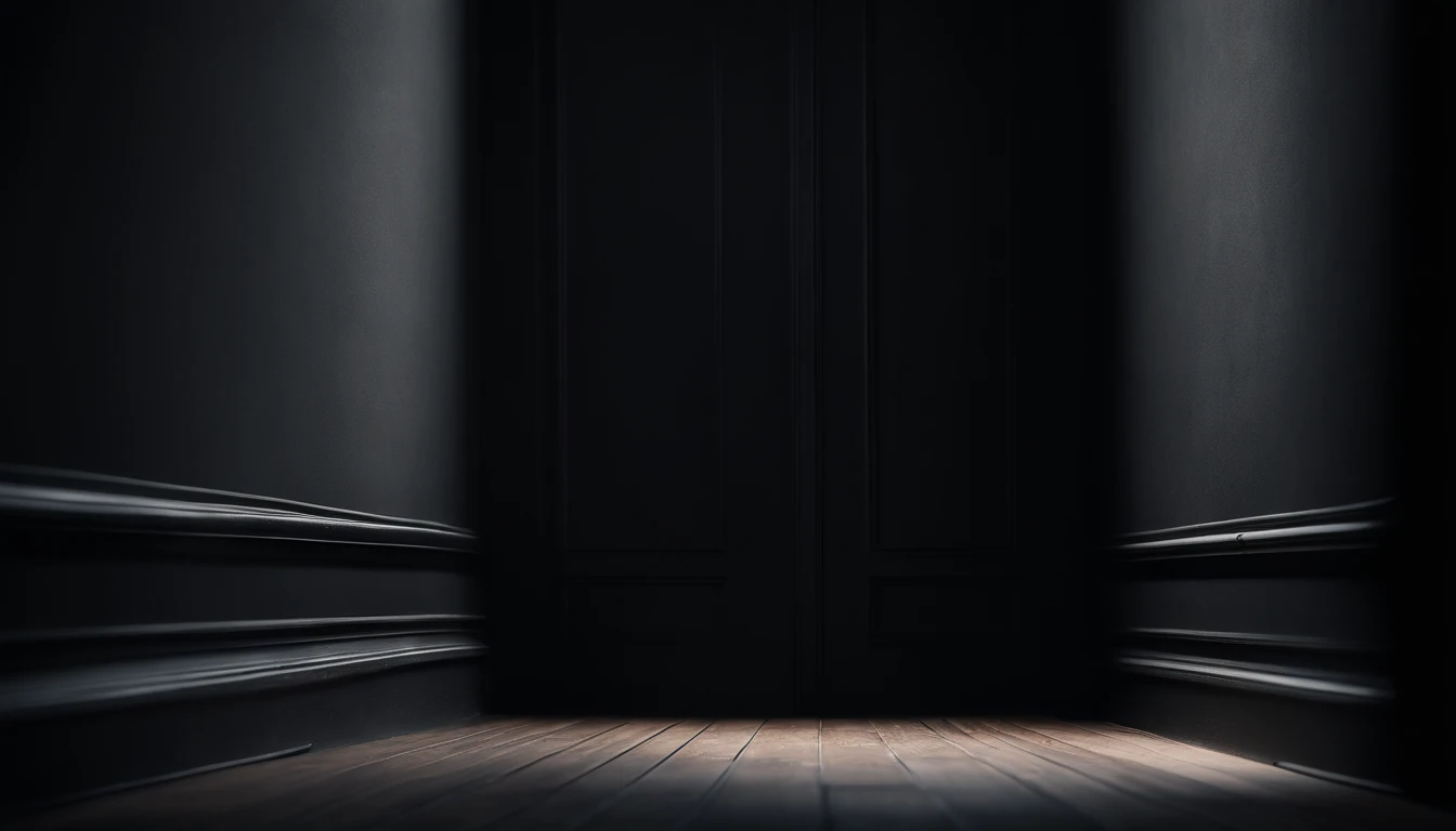 a detailed macro shot of the texture of an empty black wall, focusing on the fine grain and subtle imperfections that give it character and depth