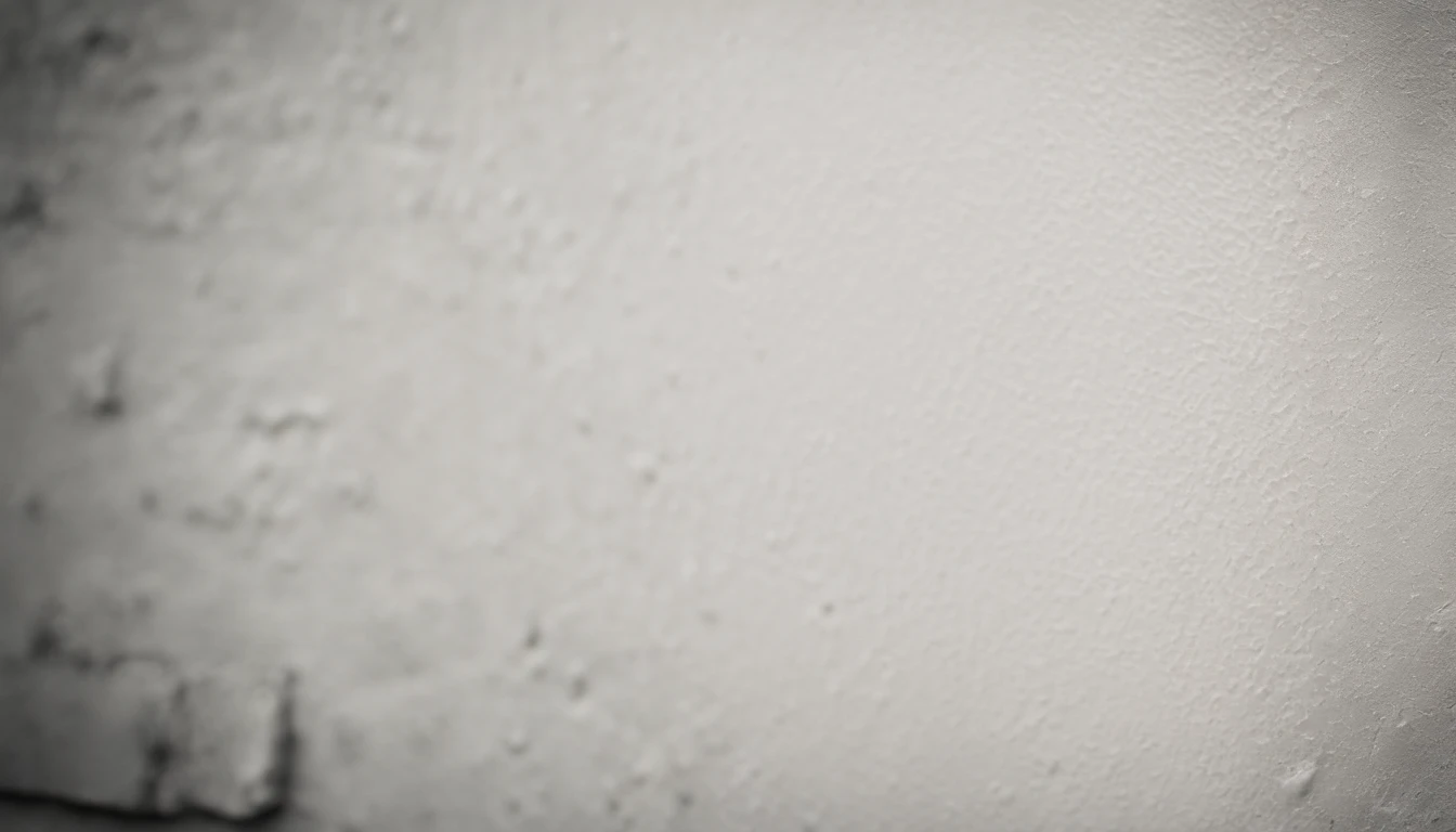 a detailed macro shot of the texture of an empty white wall, focusing on the fine grain and subtle imperfections that give it character and depth