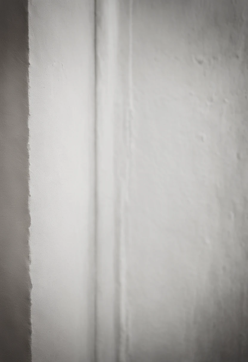 a detailed macro shot of the texture of an empty white wall, focusing on the fine grain and subtle imperfections that give it character and depth