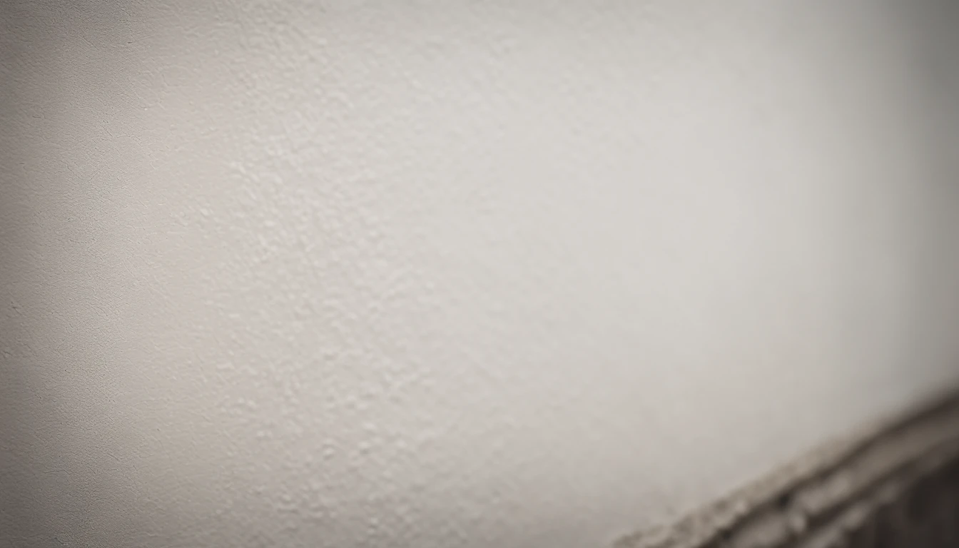 a detailed macro shot of the texture of an empty white wall, focusing on the fine grain and subtle imperfections that give it character and depth