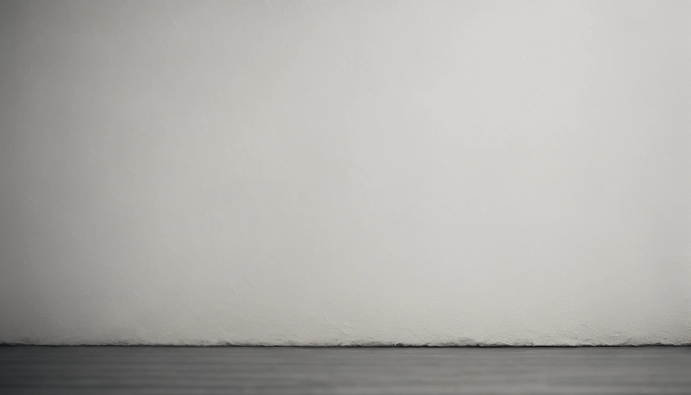 a detailed macro shot of the texture of an empty white wall, focusing on the fine grain and subtle imperfections that give it character and depth