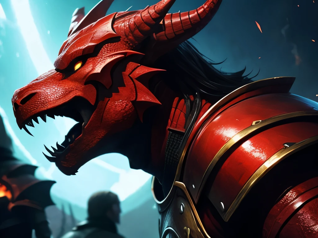 Dragonborn, male, red, firestorm