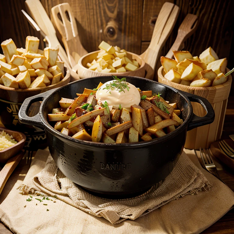 Big bowl of poutine