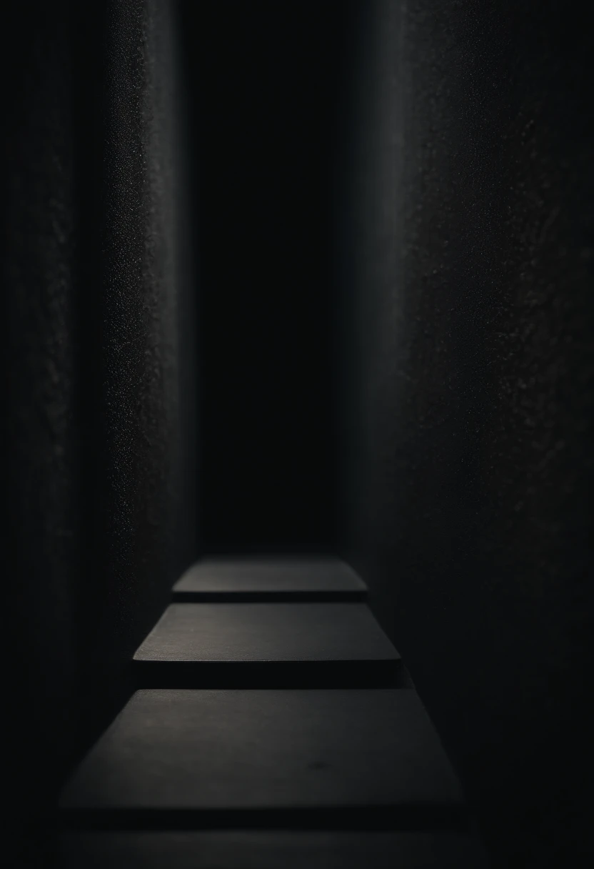 a detailed macro shot of the texture of an empty black wall, focusing on the fine grain and subtle imperfections that give it character and depth