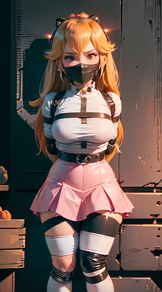 Shiny blond hair, very long hair, sophisticated haircut, ((((hair fully braided)))), ((small twisted braids)), thin and oval face, submissive, (((gagged))), ((((black tight corset)))), ((((tight skirt)))), cute and blushing 18 years old anime girl, look away because she is embarrassed and blushes, bright blue eyes, detailed face, detailed members, detailed arms, detailed hands, ((((sparkling diamond jewelry)))), tiara, ((makeup)), high heels, puffy sleeves, long gloves, long eyelashes, Girl lying, tied by ropes, shackled, can no longer move, tied tightly, very hard tied up with lots of ropes, hampered by so many ropes that she can no longer move, bound hands and feet, ropes tie his whole body, tied extremely tightly and forcefully to her bed by a lot of ropes, its limbs are strongly tied together by ropes, his torso is tied up with thick cords, her chest is so tied up with ropes that it sticks out, her legs are tied tightly with thick ropes, his hands are tied behind his back with ropes, she can no longer move her feet, her hands which are tied by thick ropes, she desperately tries to free herself, likes to be tied tight with big ropes, likes to be immobilized by big ropes, lying down, his hands and feet are strongly tied to the railing of his bed, his legs are pressed together and tied with ropes, its limbs are held vigorously by imposing ropes, her hands are tied securely behind her back by ropes, her chest is compressed by strong ropes, she is pressed against her bed and restrained by large ropes (shibari, arms behind the back:1.4), (hands on the back), (masterpiece, best quality) 1.5, 1girl, solo, (sexy, beautiful woman, perfect face, perfect eyes, perfect hands), samus aran, (shibari, arms behind the back:1.4), (hands on the back), Spread the legs, s&#39; ((lie in bed by big ropes)), ((close up of the girl)), ((((lie in bed))))