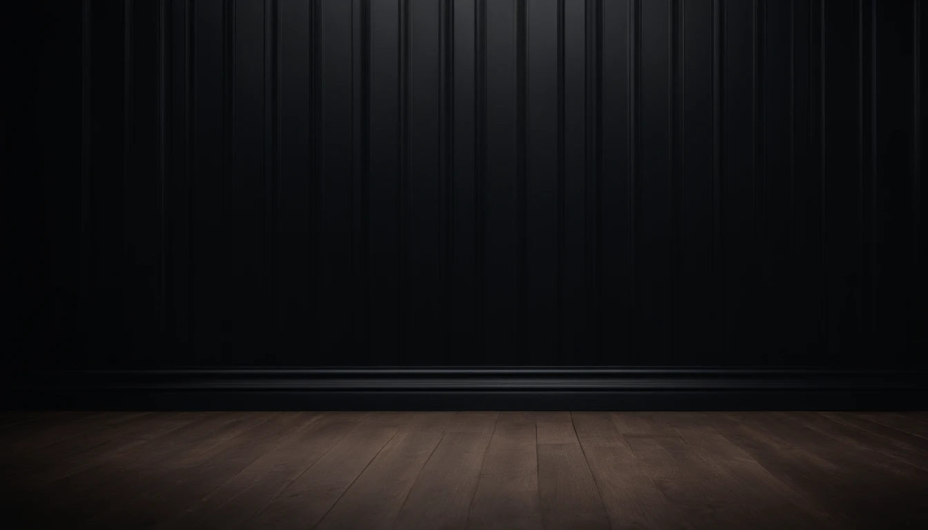 a detailed macro shot of the texture of an empty black wall, focusing on the fine grain and subtle imperfections that give it character and depth