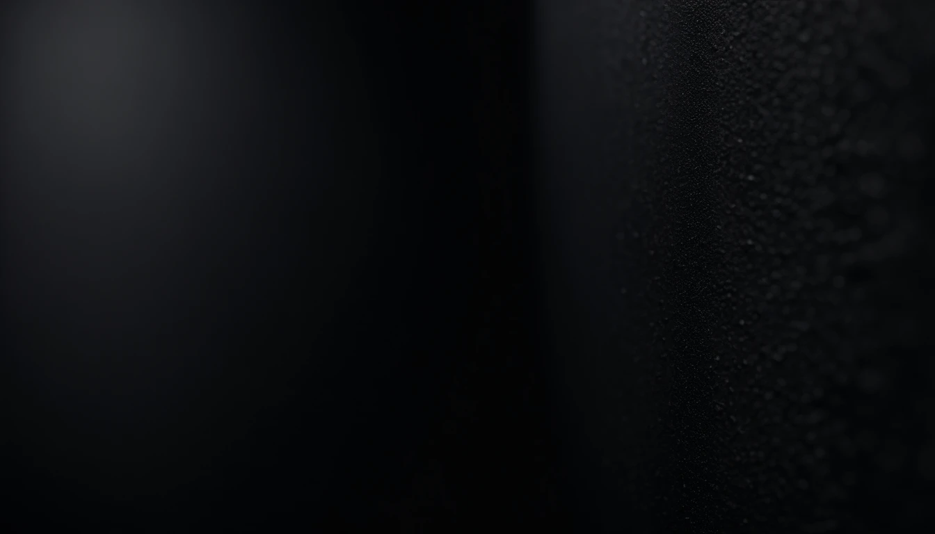 a detailed macro shot of the texture of an empty black wall, focusing on the fine grain and subtle imperfections that give it character and depth