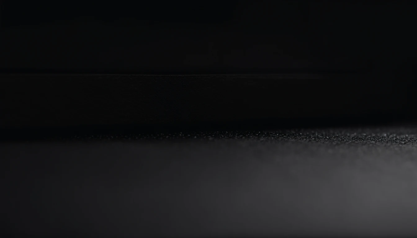 a detailed macro shot of the texture of an empty black wall, focusing on the fine grain and subtle imperfections that give it character and depth