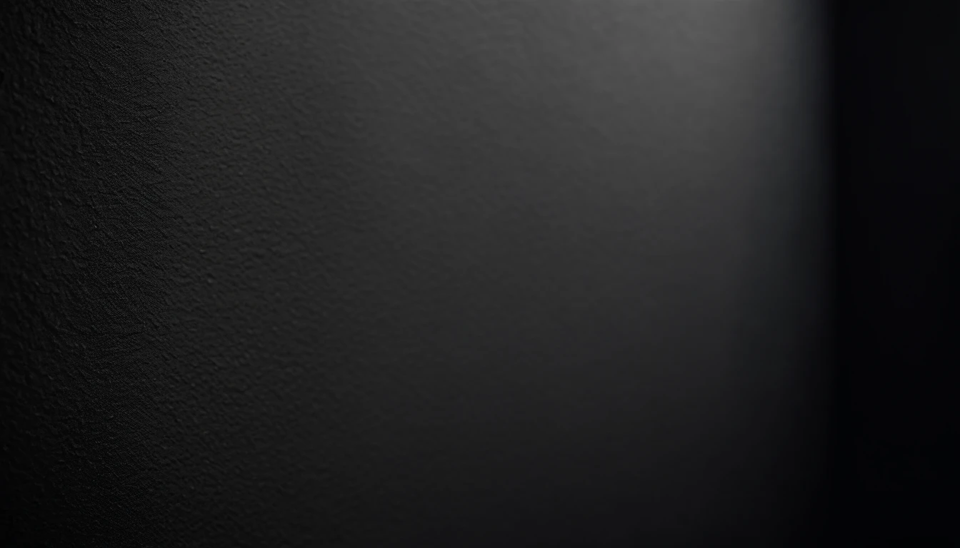 a detailed macro shot of the texture of an empty black wall, focusing on the fine grain and subtle imperfections that give it character and depth