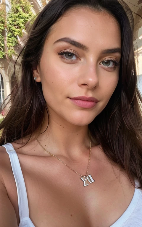 fotorealistisch, best quality, Hyper detailliert, gorgeous woman, Selfie-Foto, al fresco, Analoger Stil, Blick auf den Betrachter, close up, ultra-high resolution, Bester Schatten, .RAW, instagram LUT