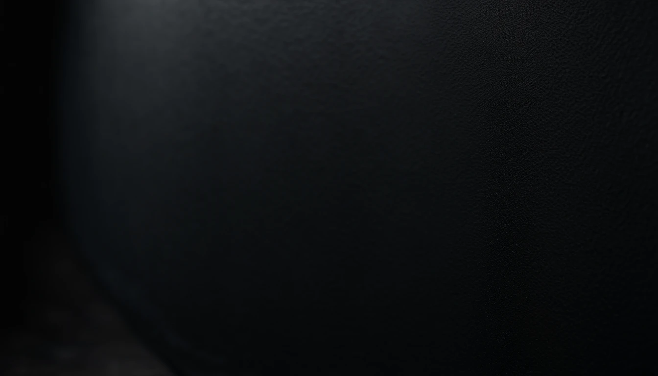 a detailed macro shot of the texture of an empty black wall, focusing on the fine grain and subtle imperfections that give it character and depth