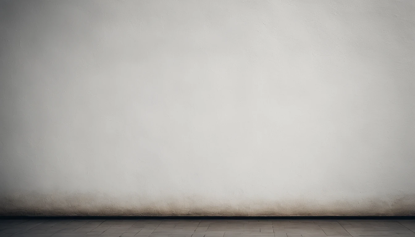 a detailed macro shot of the texture of an empty white wall, focusing on the fine grain and subtle imperfections that give it character and depth